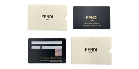 fendi authentication clothing|Fendi authenticity card.